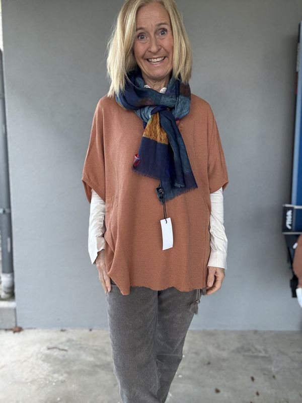 Apritif skjerf i ull og silke