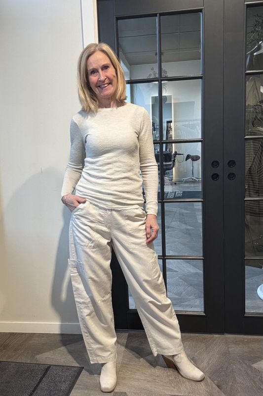 Marco Polo lys bukse med lomme 10315