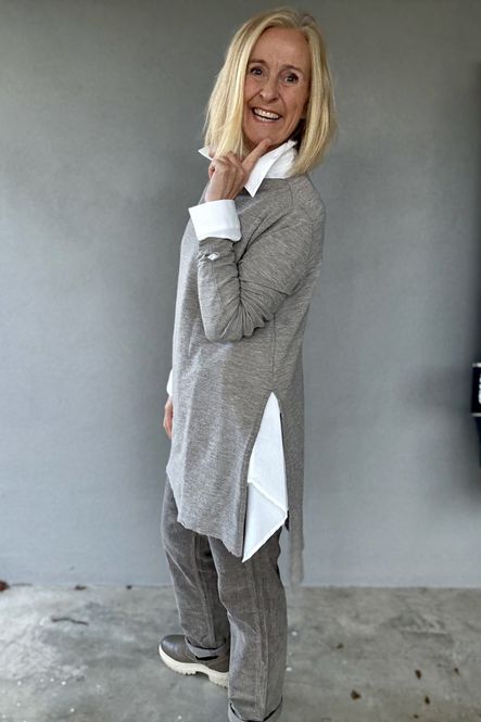 Hovedbilde 6040 By basics merinoull med splitt