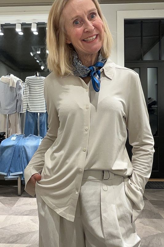 Marc´OPolo bluse i jersey stretch