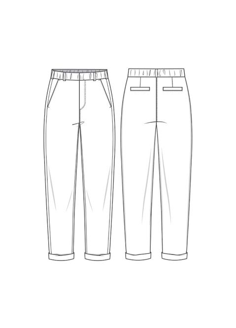 Hovedbilde 3013 Chino pants merioull, By basics