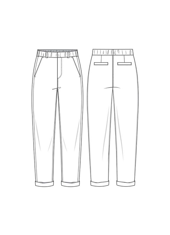 3013 Chino pants merioull, By basics